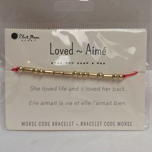 Loved Morse Code Bracelet